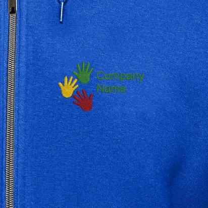 Design Preview for Design Gallery: Retail & Sales Hoodies, Royal Blue
