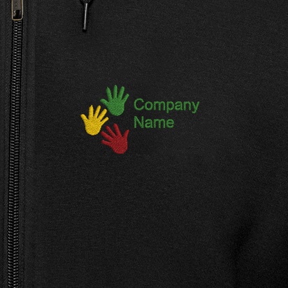 Design Preview for Design Gallery: Customised Hoodies, Black