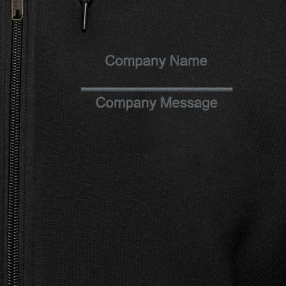Design Preview for Design Gallery: Finance & Insurance Hoodies, Black