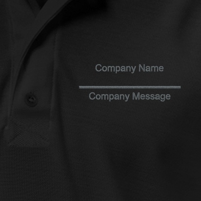 Design Preview for Design Gallery: Business Services Adidas®  Polo T-shirts
