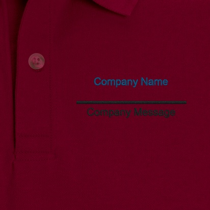 Design Preview for Design Gallery: Premium Polo T-Shirts
