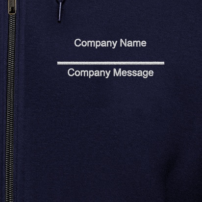 Design Preview for Design Gallery: Finance & Insurance Hoodies, Navy Blue