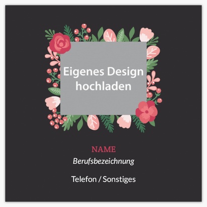 Designvorschau für Designgalerie: Quadratische Visitenkarten Kosmetik & Schönheitsberatung