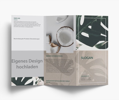 Designvorschau für Designgalerie: Falzflyer Schönheit & Wellness, Zickzackfalz DL (99 x 210 mm)