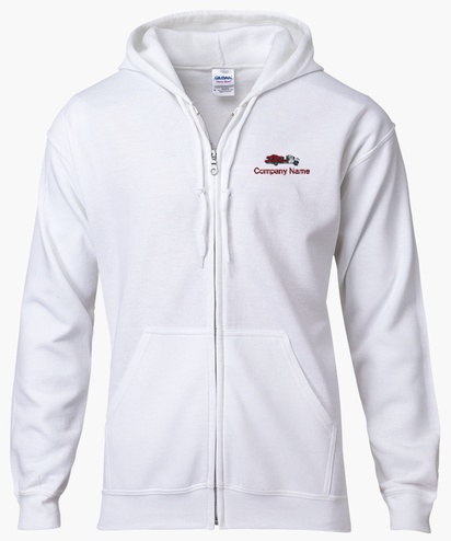 Design Preview for Design Gallery: Automotive & Transportation Zip Up Hoodies