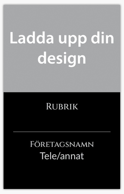 Förhandsgranskning av design för Designgalleri: Roll-ups för bordsplacering, A3