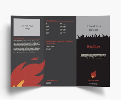 Design Preview for Design Gallery: Public Safety Folded Leaflets, Tri-fold DL (99 x 210 mm)