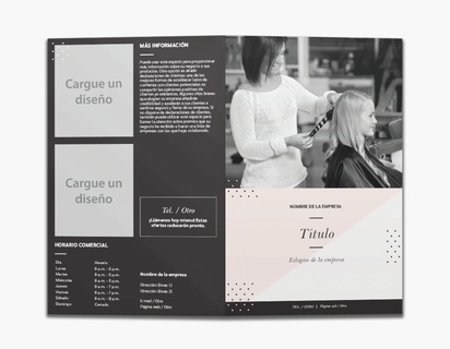 Un insignia lista de precios diseño negro blanco para Moderno y sencillo con 2 imágenes