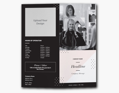 Design Preview for Design Gallery: Skin Care Custom Brochures, 9" x 8" Bi-fold
