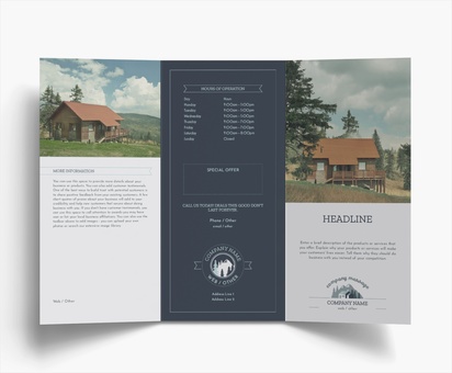 Design Preview for Design Gallery: Moving Flyers & Leaflets, Tri-fold DL (99 x 210 mm)
