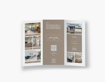 Designvorschau für Designgalerie: Falzflyer Hausabnahme, Wickelfalz DL (99 x 210 mm)