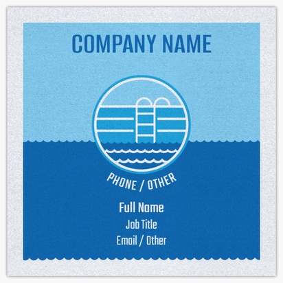 Design Preview for Design Gallery: Pool & Spa Care Pearl Business Cards