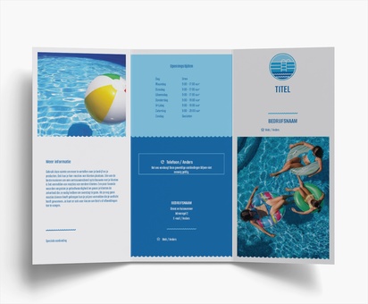 Voorvertoning ontwerp voor Ontwerpgalerij: Retail Folders, Drieluik DL (99 x 210 mm)