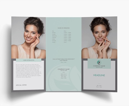 Design Preview for Design Gallery: beauty & spa Brochures, Tri-fold DL