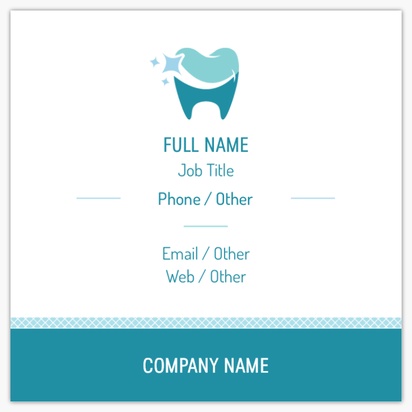 Design Preview for Design Gallery: Health & Wellness Standard Business Cards, Square (65 x 65 mm)