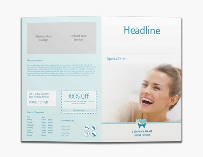 Design Preview for Dentistry Custom Brochures Templates, 8.5" x 11" Bi-fold