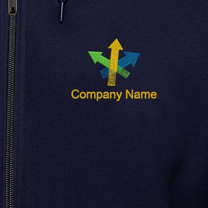 Design Preview for Design Gallery: Marketing & Communications Hoodies, Navy Blue