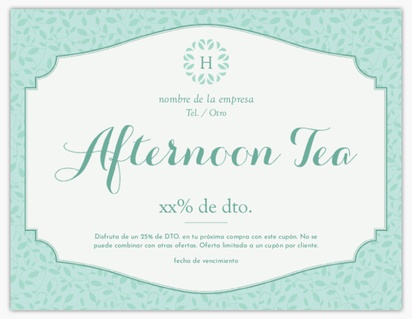 Un té té de la tarde diseño blanco gris para Eventos