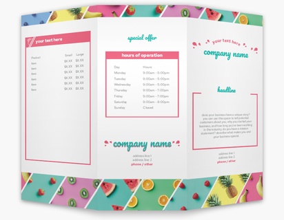 Design Preview for Design Gallery: Weight Loss Consultant Custom Brochures, 8.5" x 11" Tri-fold