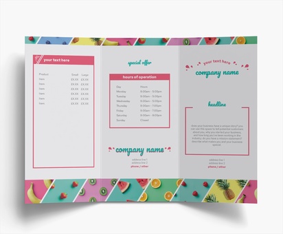 Design Preview for Design Gallery: Weight Loss Consultant Folded Leaflets, Tri-fold DL (99 x 210 mm)