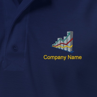 Design Preview for Design Gallery: Finance & Insurance Adidas Men's Polo T-Shirts