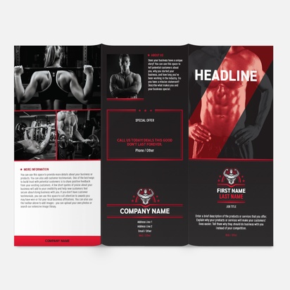 Design Preview for Design Gallery: Sports & Fitness Brochures, DL Tri-fold