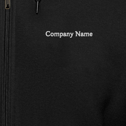 Design Preview for Design Gallery: Business Services Hoodies, Black