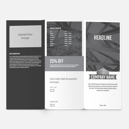 Design Preview for Design Gallery: House Constructions And Repairs  Brochures, DL Tri-fold