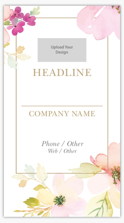 Design Preview for Elegant Tabletop Signs Templates, 11.5" x 18" Retractable 