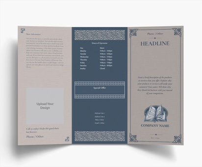 Design Preview for Design Gallery: Writing & Editing Folded Leaflets, Tri-fold DL (99 x 210 mm)
