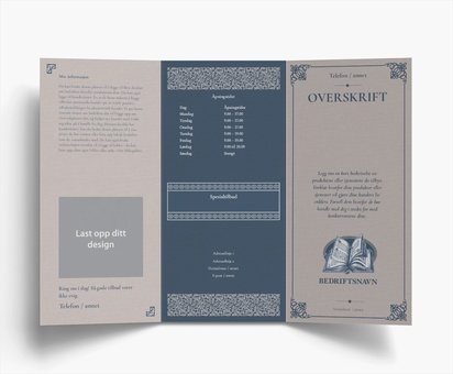 Forhåndsvisning av design for Designgalleri: Instruksjon & veiledning Brosjyrer, 3-fløyet DL (99 x 210 mm)