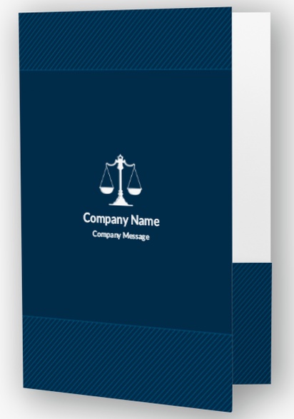 Design Preview for Law, Public Safety & Politics Custom Presentation Folders Templates, 6" x 9"