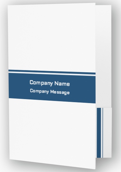 Design Preview for Design Gallery: Finance & Insurance Presentation Folders, 6" x 9"