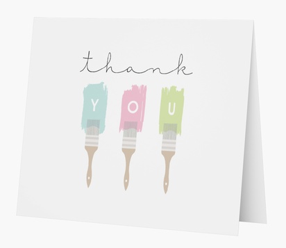 Design Preview for Thank You Cards, Folded