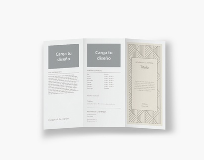 Vista previa del diseño de Galería de diseños de folletos plegados para finanzas y seguros, Tríptico DL (99 x 210 mm)