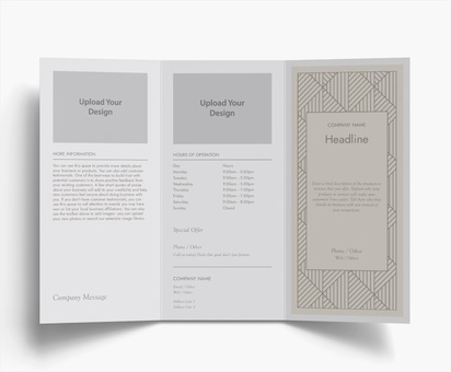 Design Preview for Design Gallery: Legal Folded Leaflets, Tri-fold DL (99 x 210 mm)