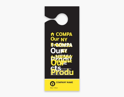 Design Preview for Design Gallery: Bold & Colourful Door Hangers, Small