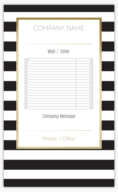 Design Preview for Modern & Simple Tabletop Signs Templates, 8.5" x 12" Retractable 