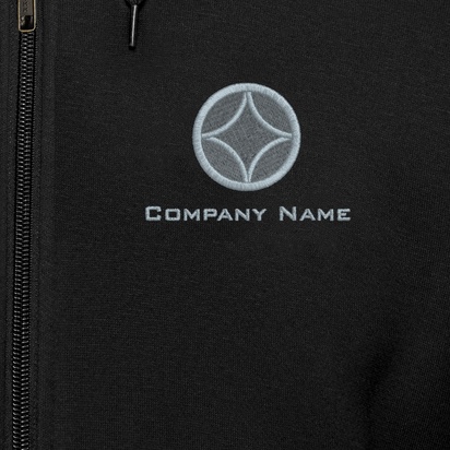Design Preview for Design Gallery: Manufacturing & Distribution Hoodies, Black