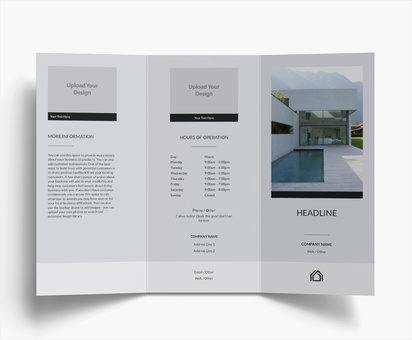 Design Preview for Design Gallery: Estate Agents Folded Leaflets, Tri-fold DL (99 x 210 mm)