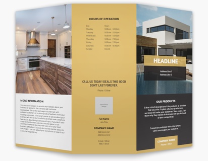 Design Preview for Design Gallery: Urban Planning Custom Brochures, 8.5" x 11" Tri-fold