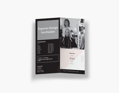 Designvorschau für Designgalerie: Falzflyer Kosmetik & Parfüm, Einbruchfalz DL (99 x 210 mm)