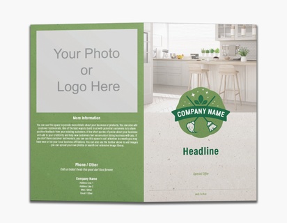 A photo environmentally friendly green gray design with 1 uploads