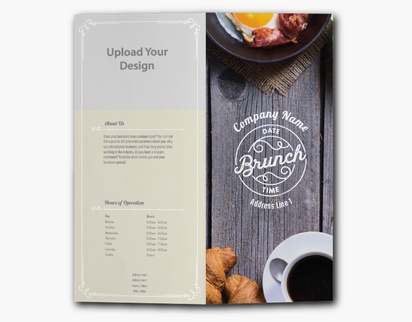 Design Preview for Design Gallery: Bakeries Custom Brochures, 9" x 8" Bi-fold