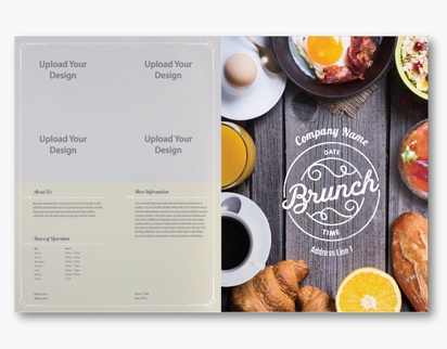 Design Preview for Design Gallery: Coffee Shops Custom Brochures, 11" x 17" Bi-fold