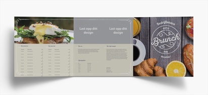 Forhåndsvisning av design for Designgalleri: Bakerier Brosjyrer, 3-fløyet Kvadratisk 210 x 210 mm