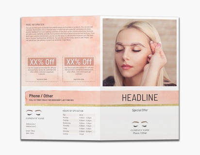 Design Preview for Design Gallery: Waxing & Hair Removal Custom Brochures, 8.5" x 11" Bi-fold