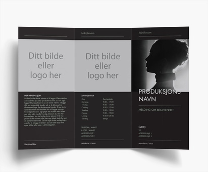 Forhåndsvisning av design for Designgalleri: Antikviteter Brosjyrer, 3-fløyet DL (99 x 210 mm)