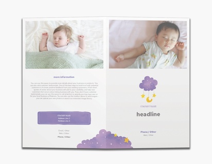 Design Preview for Childcare & Early Education Custom Brochures Templates, 8.5" x 11" Bi-fold