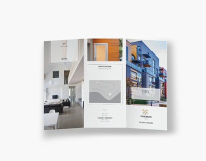 Designvorschau für Designgalerie: Falzflyer Immobiliengutachten & Investitionen, Wickelfalz DL (99 x 210 mm)